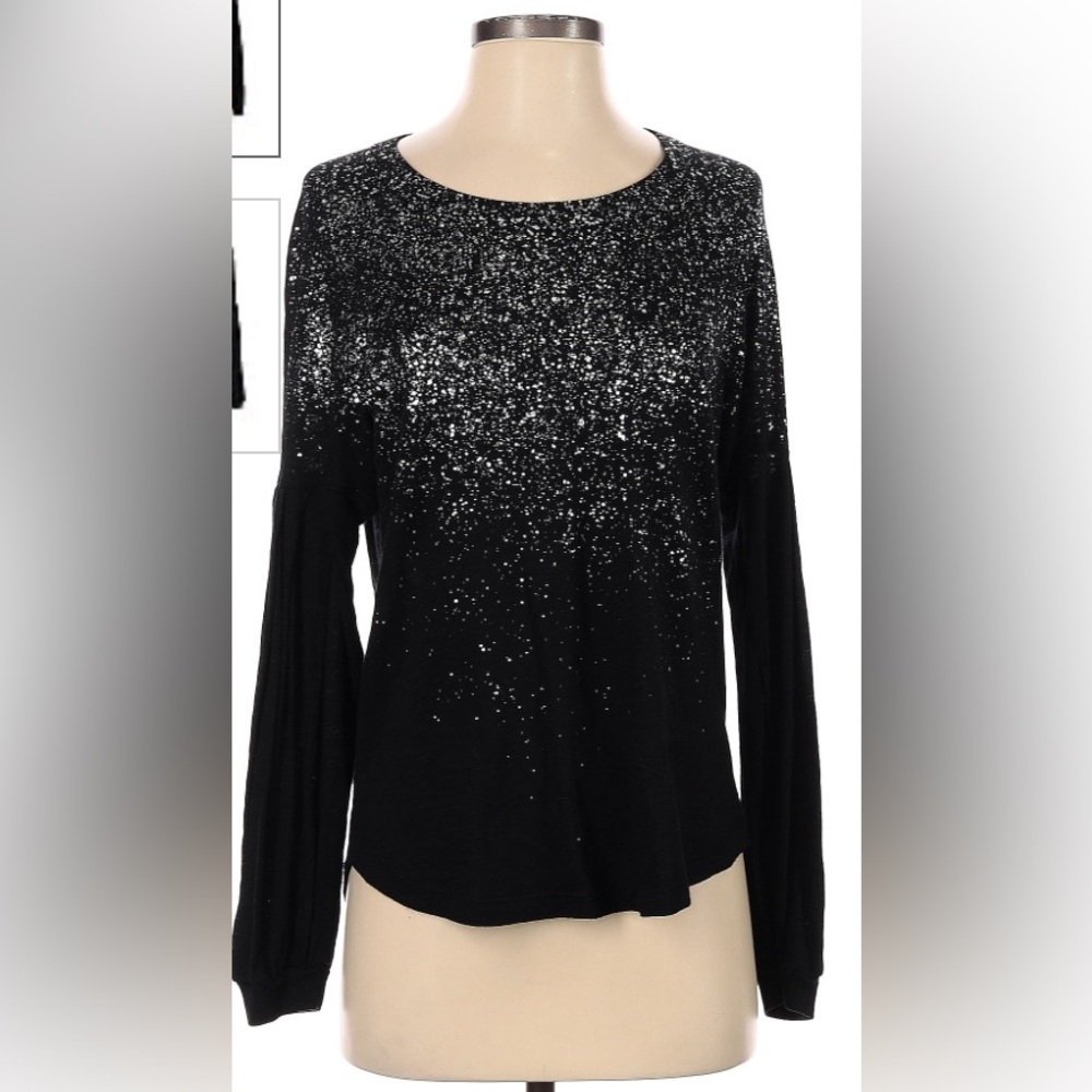 NWT Splendid black long top Size S